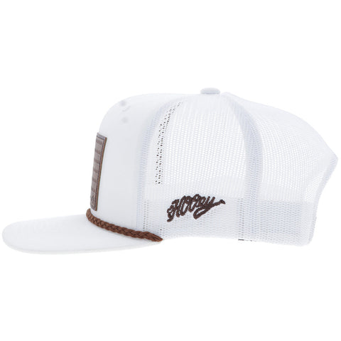 HOOEY "Liberty Roper" White w/Leather Patch