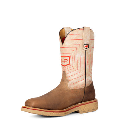 Horse Power Earth Distressed Bison Work Boots