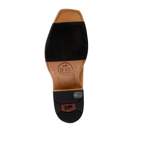 Men's Horse Power Top Hand Camel Suede with 13" Emerald Explosion Top