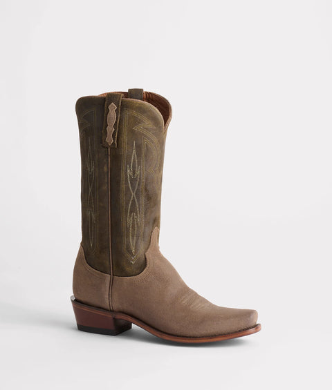 Lucchese Mens's Brazos Shell Nubuck