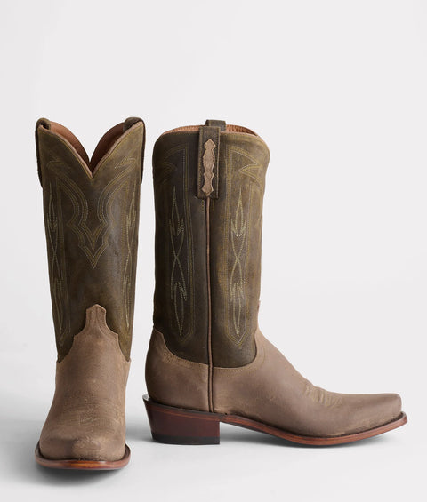 Lucchese Mens's Brazos Shell Nubuck
