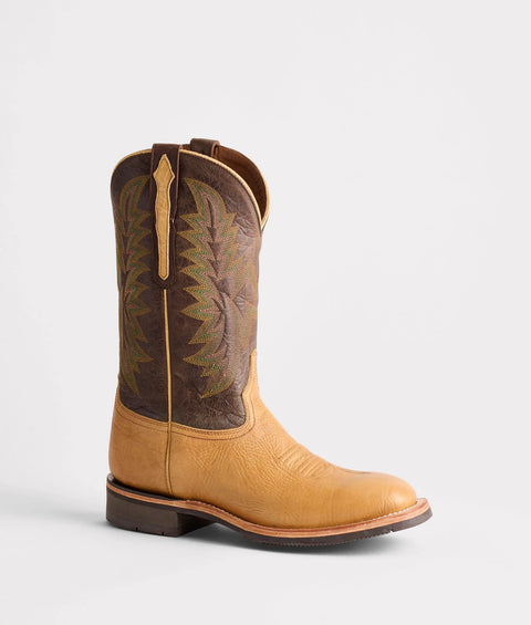 Lucchese Men's Rudy Tan Shrunken Shoulder