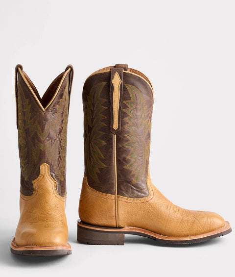 Lucchese Men's Rudy Tan Shrunken Shoulder