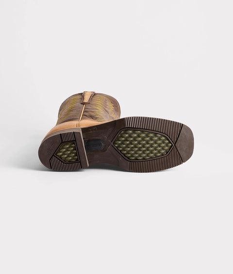Lucchese Men's Rudy Tan Shrunken Shoulder