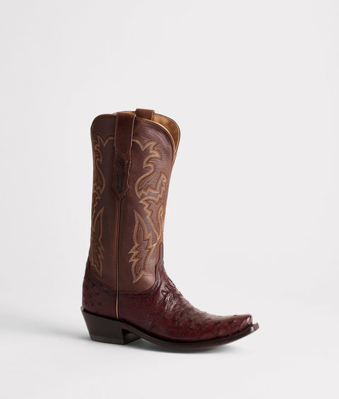 Lucchese Women's Augusta Redwood Ostrich