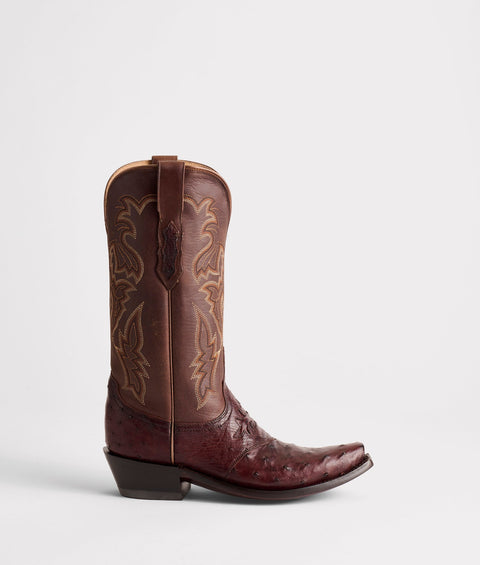 Lucchese Women's Augusta Redwood Ostrich