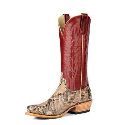 Macie Bean 13" Cutter Toe Python Cowgirl Boot