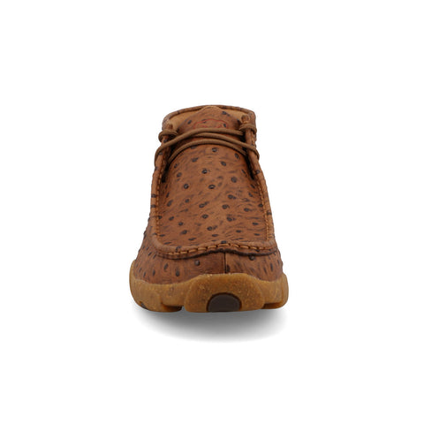 Twisted X Men's Ostrich Print Chukka Driving Moc