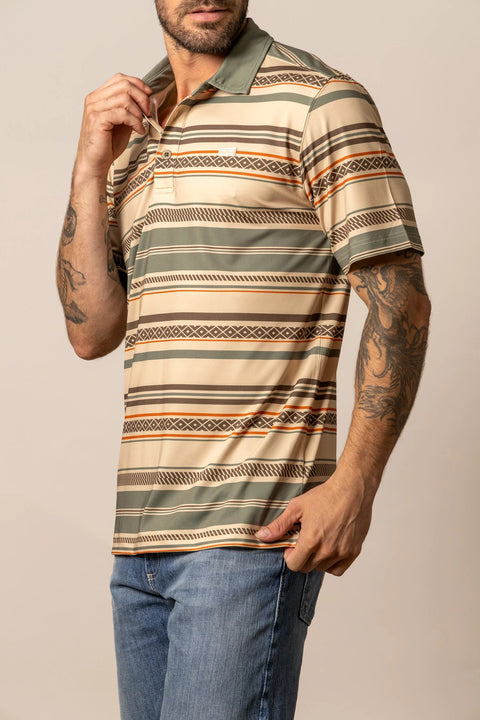 Kimes Ranch Mackin Stripe Polo