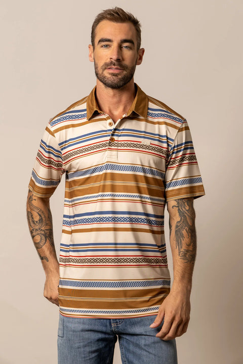 Kimes Ranch Mackin Stripe Polo