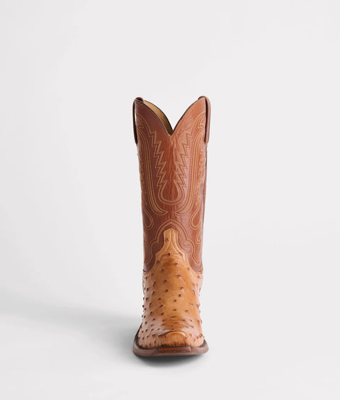 Lucchese Men's Luke Barnwood Ostrich
