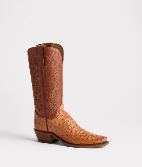 Lucchese Women's Dolly Ostrich Barnwood
