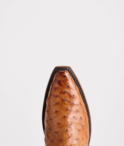 Lucchese Women's Dolly Ostrich Barnwood