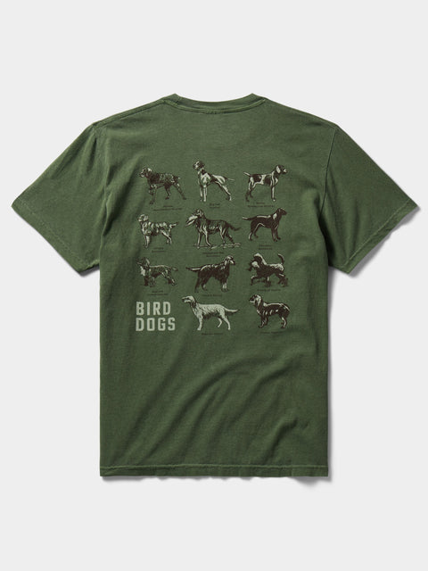Duck Camp Bird Dogs Tee - Willow