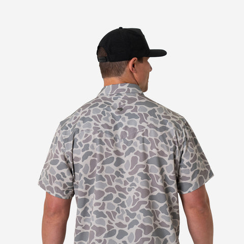 Burlebo Performance Western Shirt -  Classic Deer Camo
