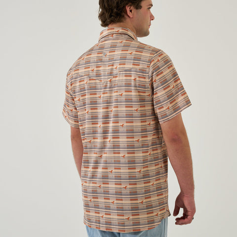 Burlebo Men's Performance Western Shirt - Duck Hunter Plaid