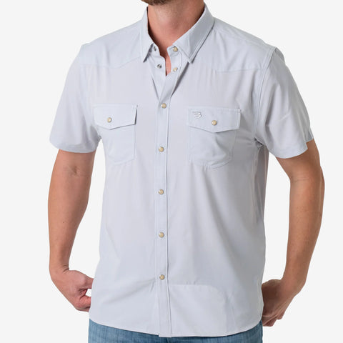Burlebo Mens's Performance Western Shirt Pearl Snap