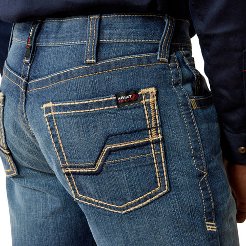 Ariat Men's FR M5 Straight DuraStretch Truckee Stackable Straight Leg Jean