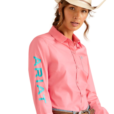 Ariat Women's Wrinkle Resist Team Kirby Stretch Shirt