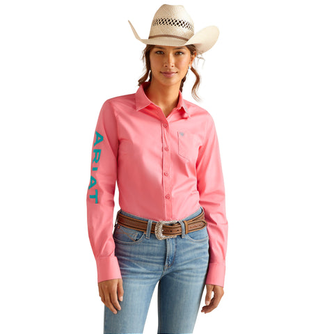 Ariat Women's Wrinkle Resist Team Kirby Stretch Shirt