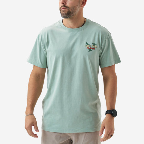 Burlebo Men's Short Sleeve Tee - Field Companion - Sage