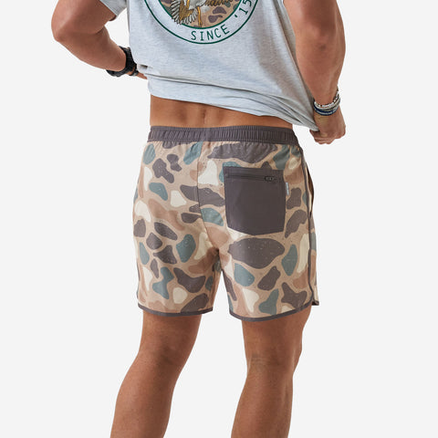Burlebo Men's Swim Trunk - Jumbo Pintail Camo