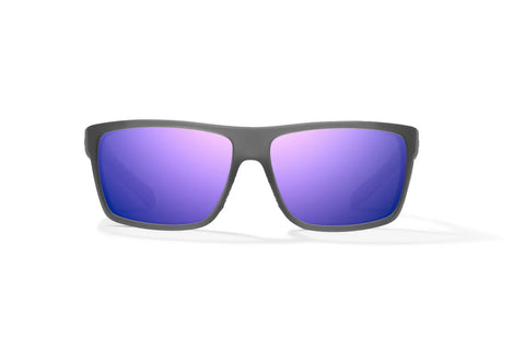 Bajio Sigs Medium Fit Violet Mirror Lens Sunglasses
