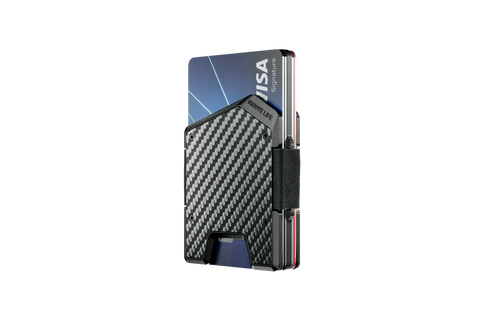 Groove Life Stealth Wallet Black With Carbon Fiber