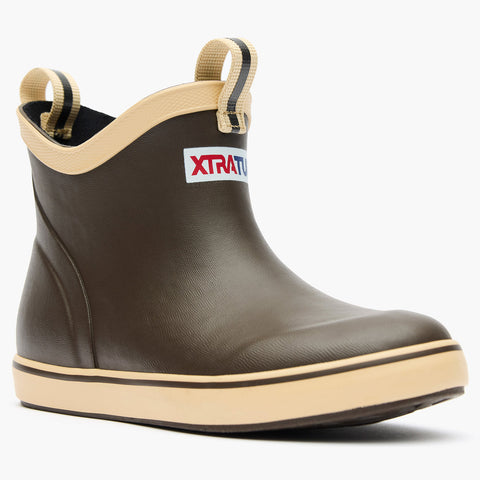 XTRATUF Kids Ankle Deck Boot – BROWN