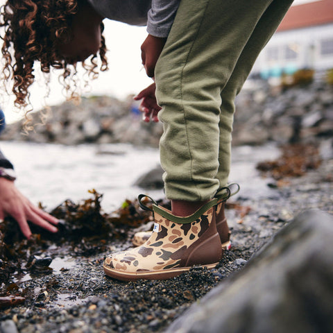 XTRATUF Kids Ankle Deck Boot - DUCK CAMO
