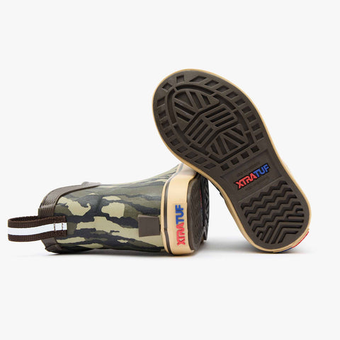 XTRATUF Kids' Mossy Oak® Bottomland Ankle Deck Boot