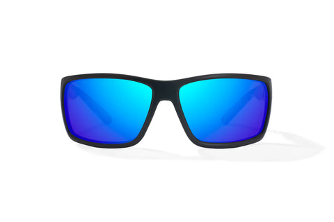 Bajio Bales Beach Large Fit Blue Mirror Lens Sunglasses