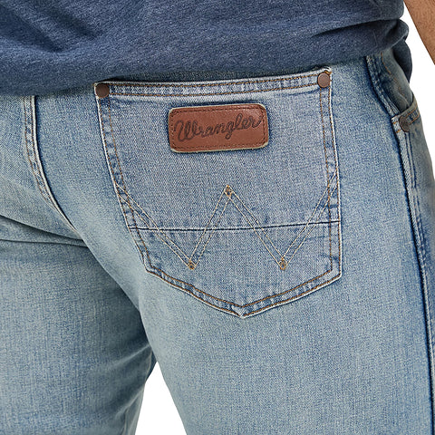 Men's Wrangler Retro® Slim Fit Bootcut Jean in BR Wash