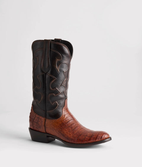 Lucchese Men's Charles Sienna Ultra Belly Caiman