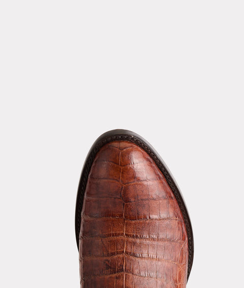 Lucchese Men's Charles Sienna Ultra Belly Caiman