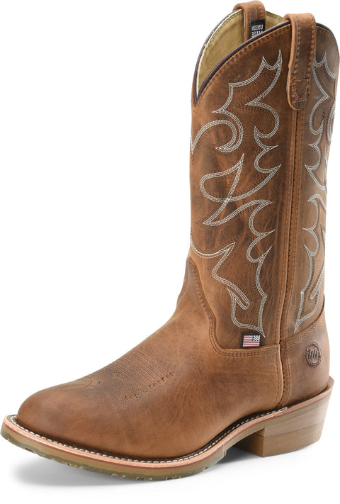 Double-H Dylan 12" ICE Sole R Toe Cowboy Boot