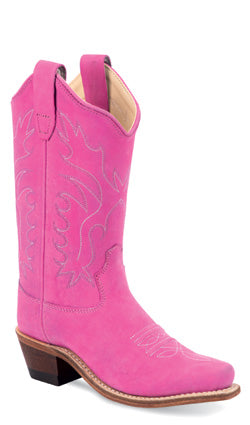 Old West Kids Hot Pink Cowgirl Boot