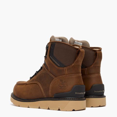 Georgia Boot Men's Carbon Flex 6" BOA® Waterproof Carbon Toe Moc-Toe Work Boot