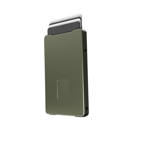Groove Life Metal Wallet with Money Clip, Base Camp Green