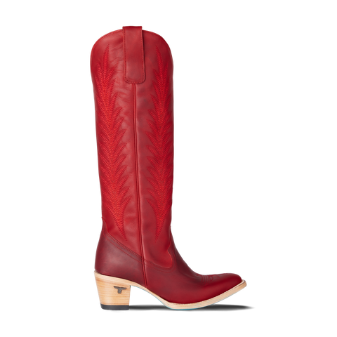 Lane Jentry Knee High Boot - Smoldering Ruby