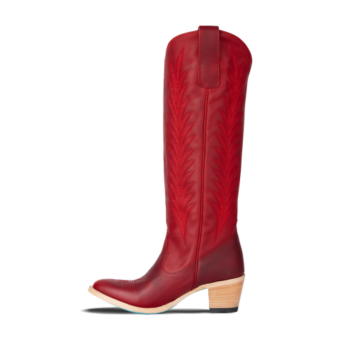 Lane Jentry Knee High Boot - Smoldering Ruby
