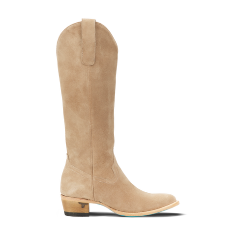Lane Plain Jane Boot - Latte Suede