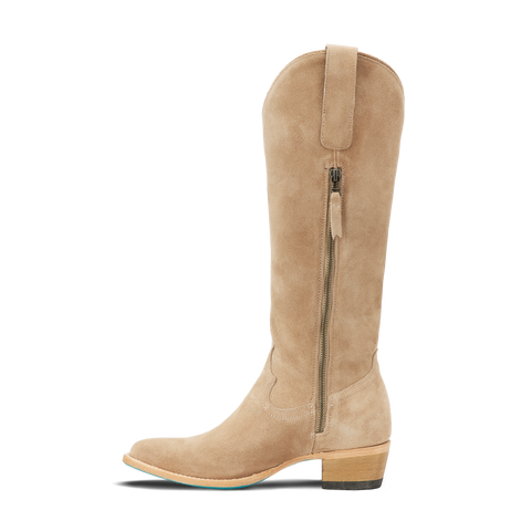 Lane Plain Jane Boot - Latte Suede