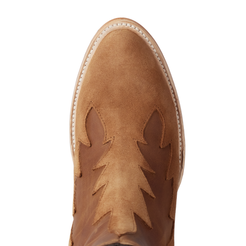 Western Chelsea Bootie - Toffee Suede