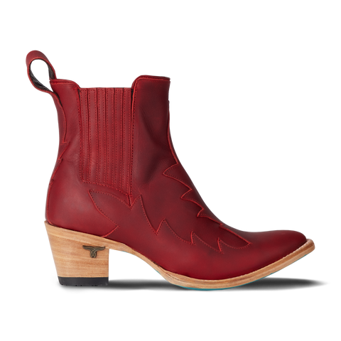 Lane Western Chelsea Bootie - Smoldering Ruby