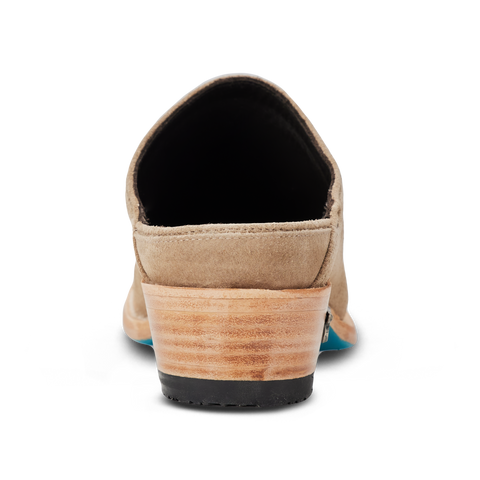 Lane Plain Jane Mule - Latte Suede