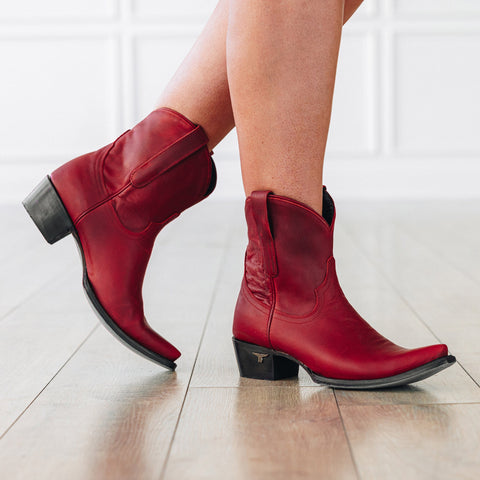Lane Emma Jane Bootie - Smoldering Ruby