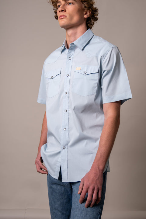 Kimes Ranch Rio Pearl Snap Button Up Short Sleeve Performance
