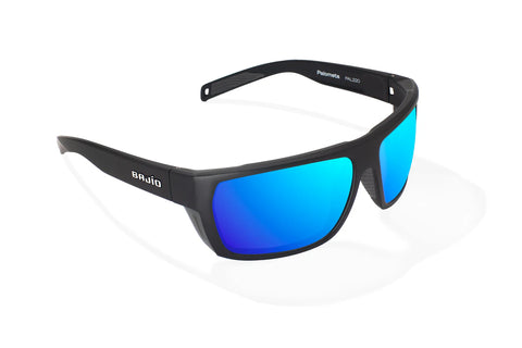 Bajio Palometa Medium Fit Blue Mirror Lens Sunglasses