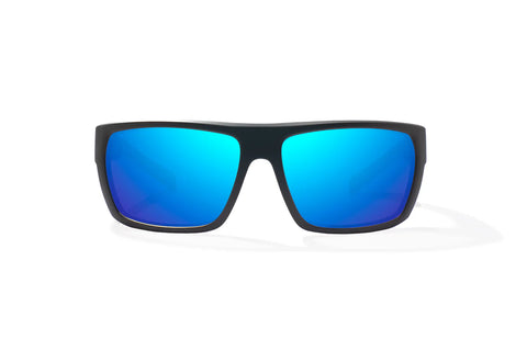 Bajio Palometa Medium Fit Blue Mirror Lens Sunglasses